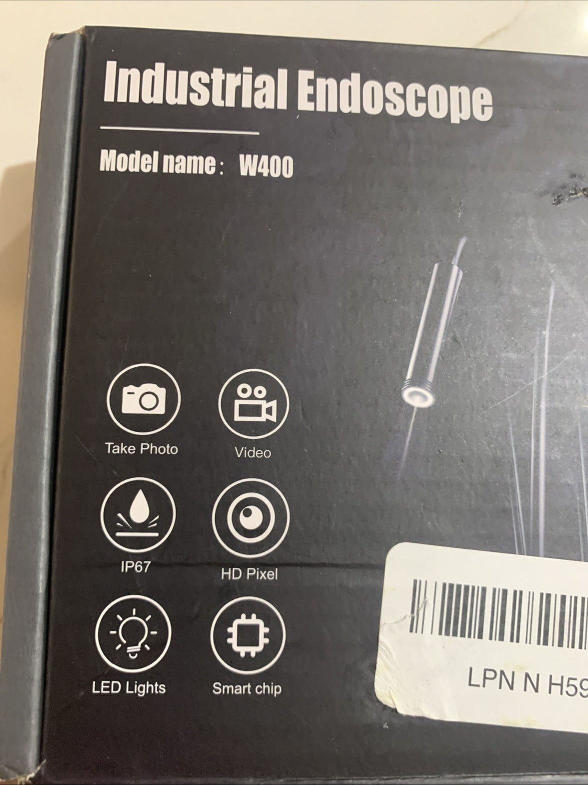 industrial endoscope borescope camera with light, 16.4 ft Length2