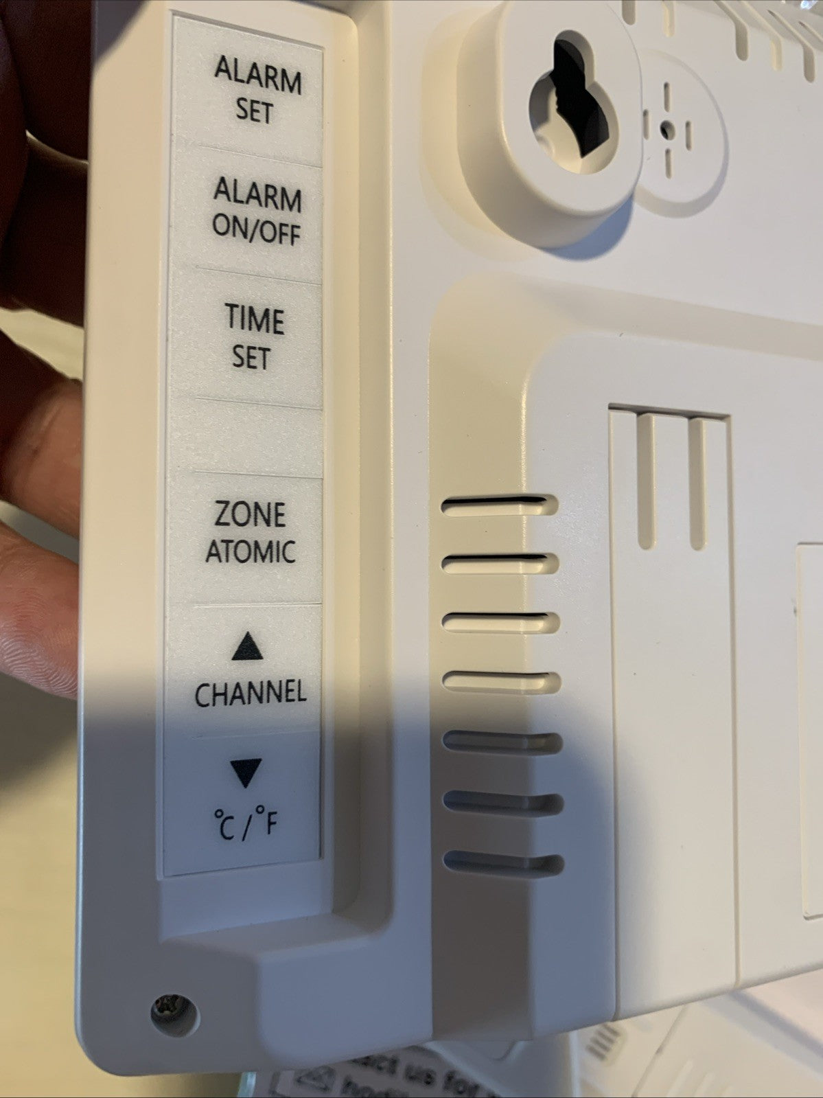 Hodik Atomic Clock With Indoor/Outdoor Temperature With Backlight13