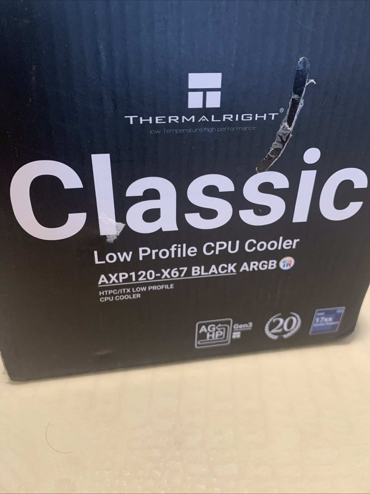 New Thermalright AXP120-X67 BLACK ARGB radiator delivery fast2