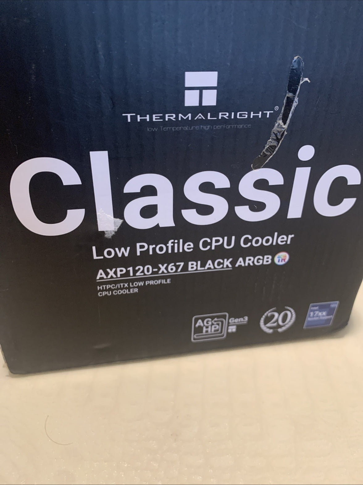 New Thermalright AXP120-X67 BLACK ARGB radiator delivery fast2