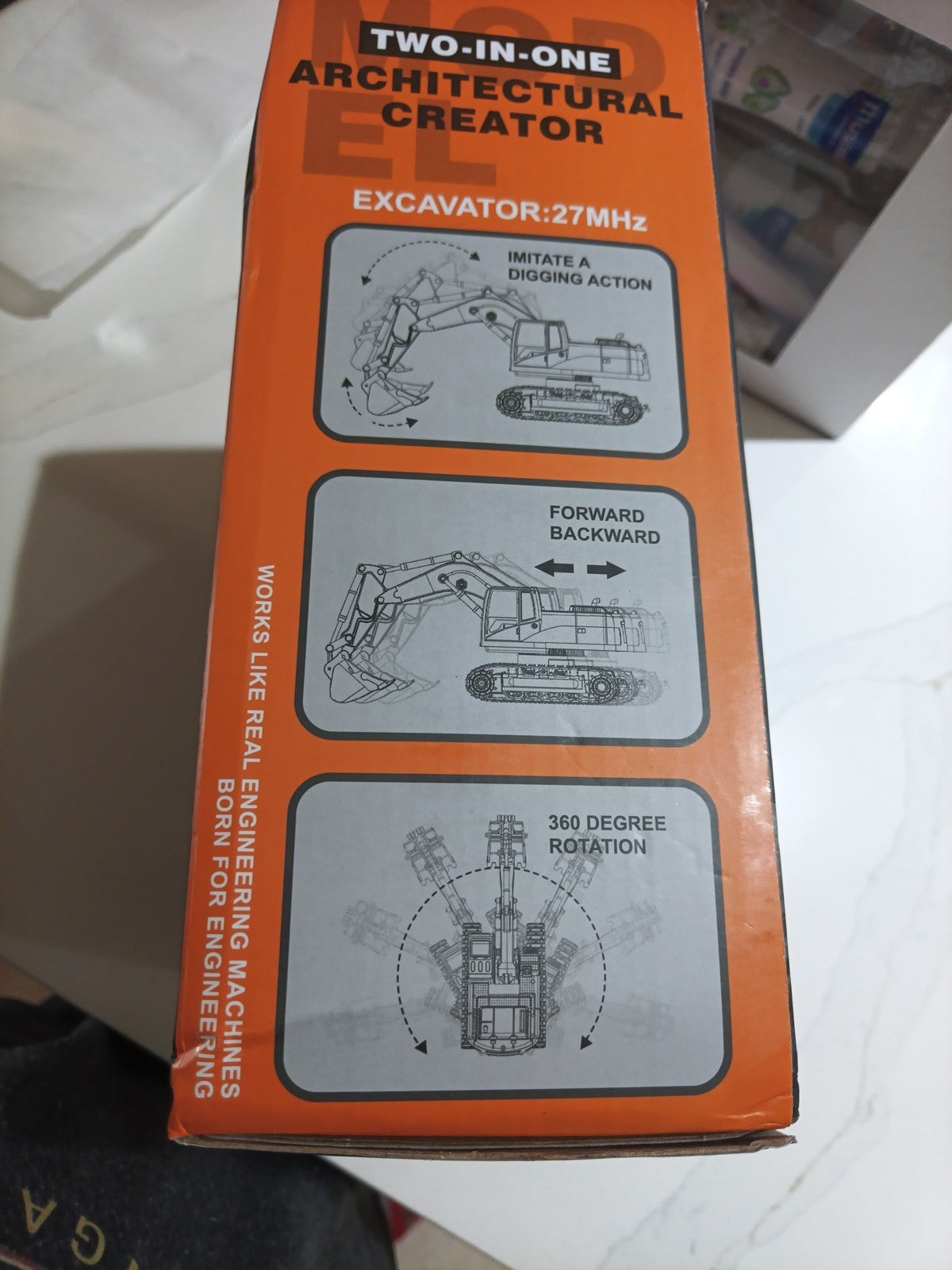 Model Engineering 2 IN 1 Architectural Creator RC Dump Truck & Excavator NEW5