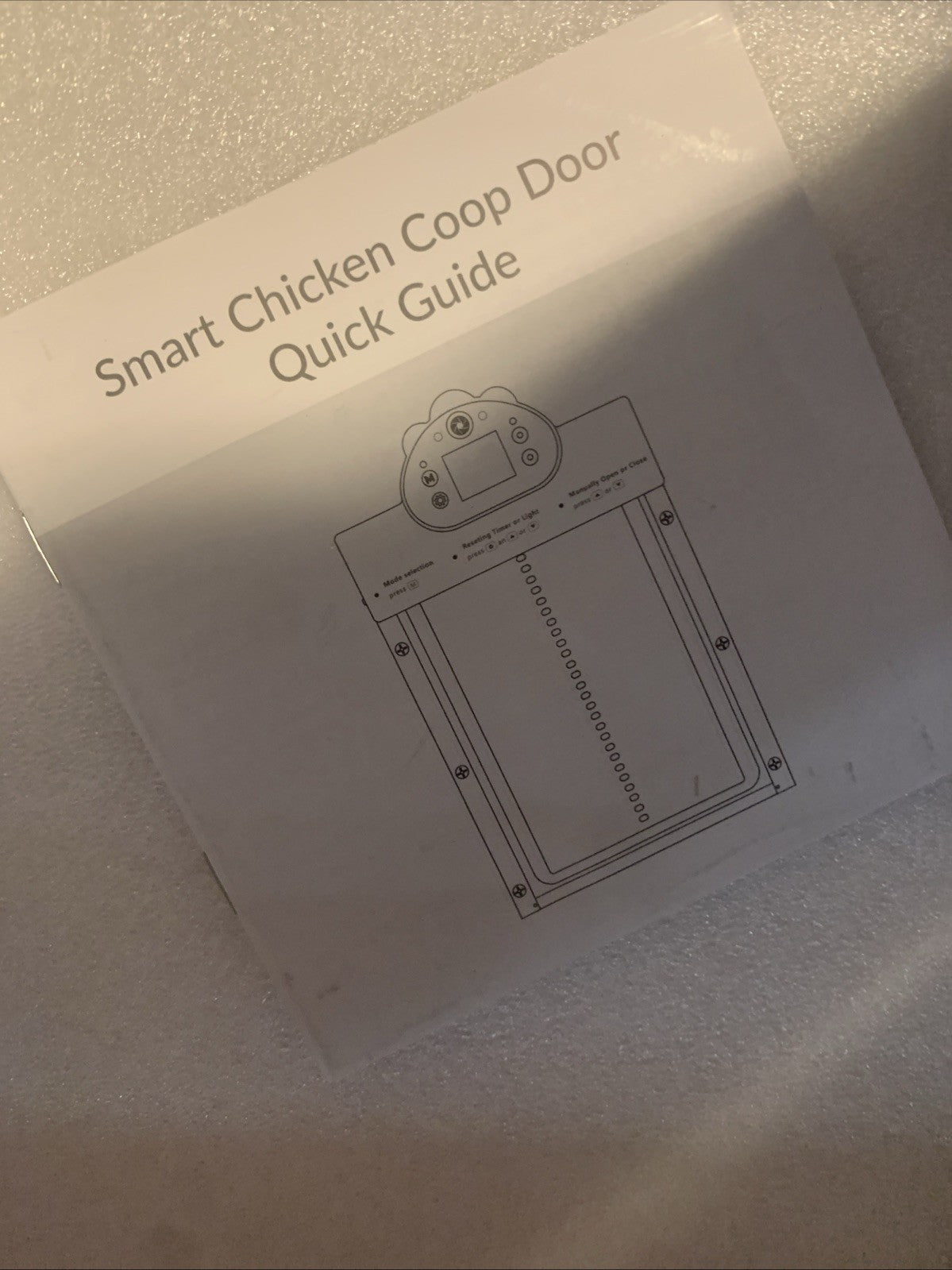 Solar Powered Automatic Chicken Coop Door with Timer/PIR Sensor Modes15