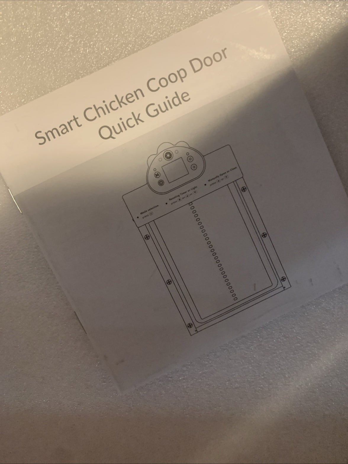 Solar Powered Automatic Chicken Coop Door with Timer/PIR Sensor Modes15