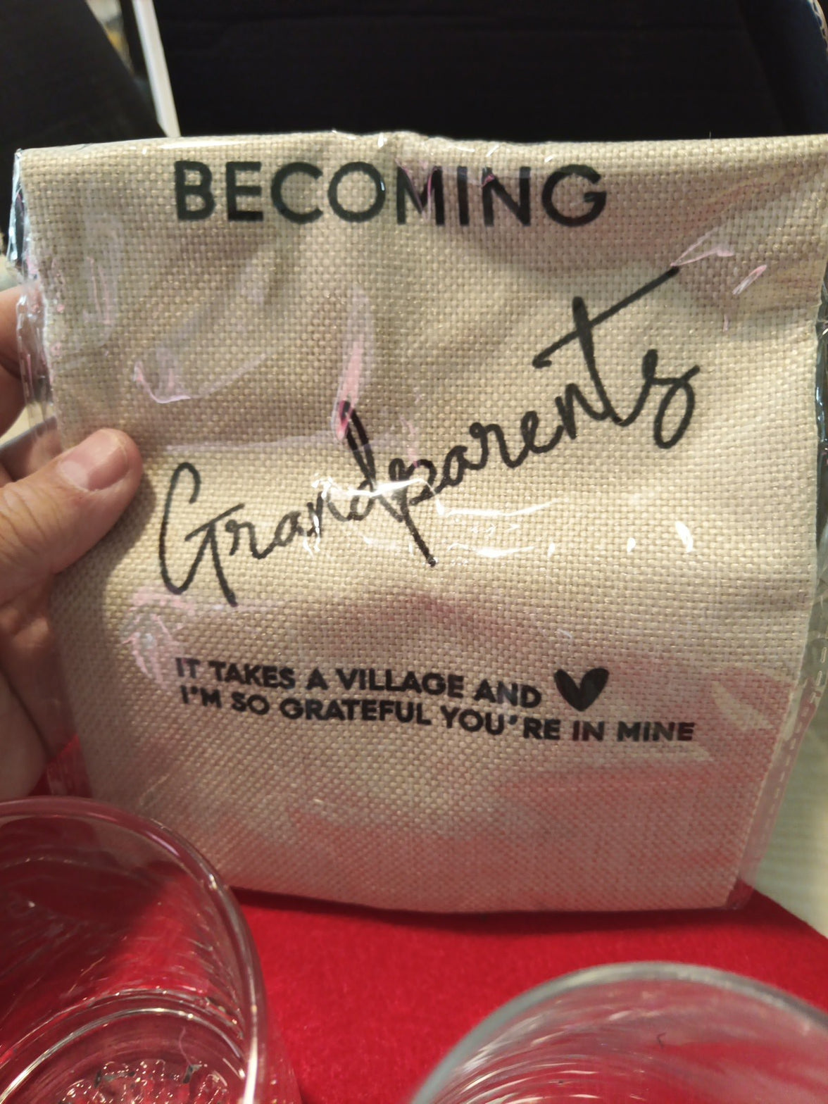 Stemless Wineans And Whisky Glass – Grandparents Celebration Gift – New With Bag5