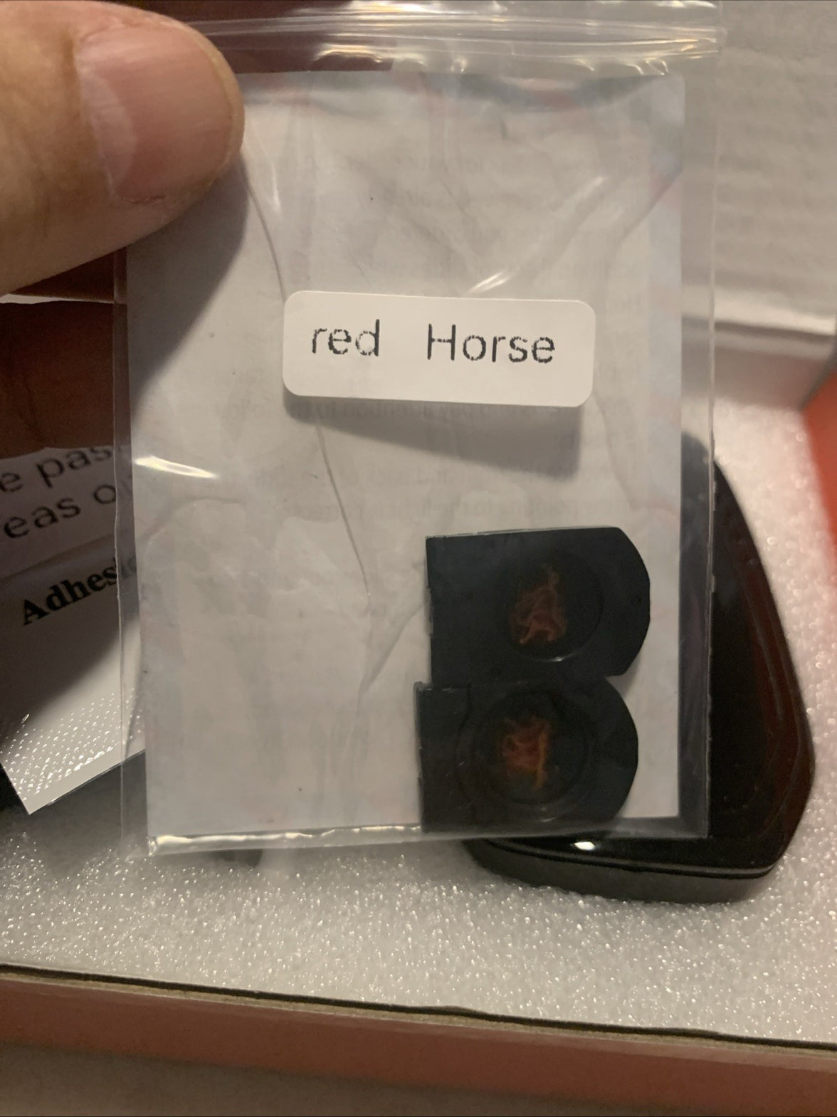 Welcome Light Intellisense High-Definition Projection Rechargeable, Red Horse Am4