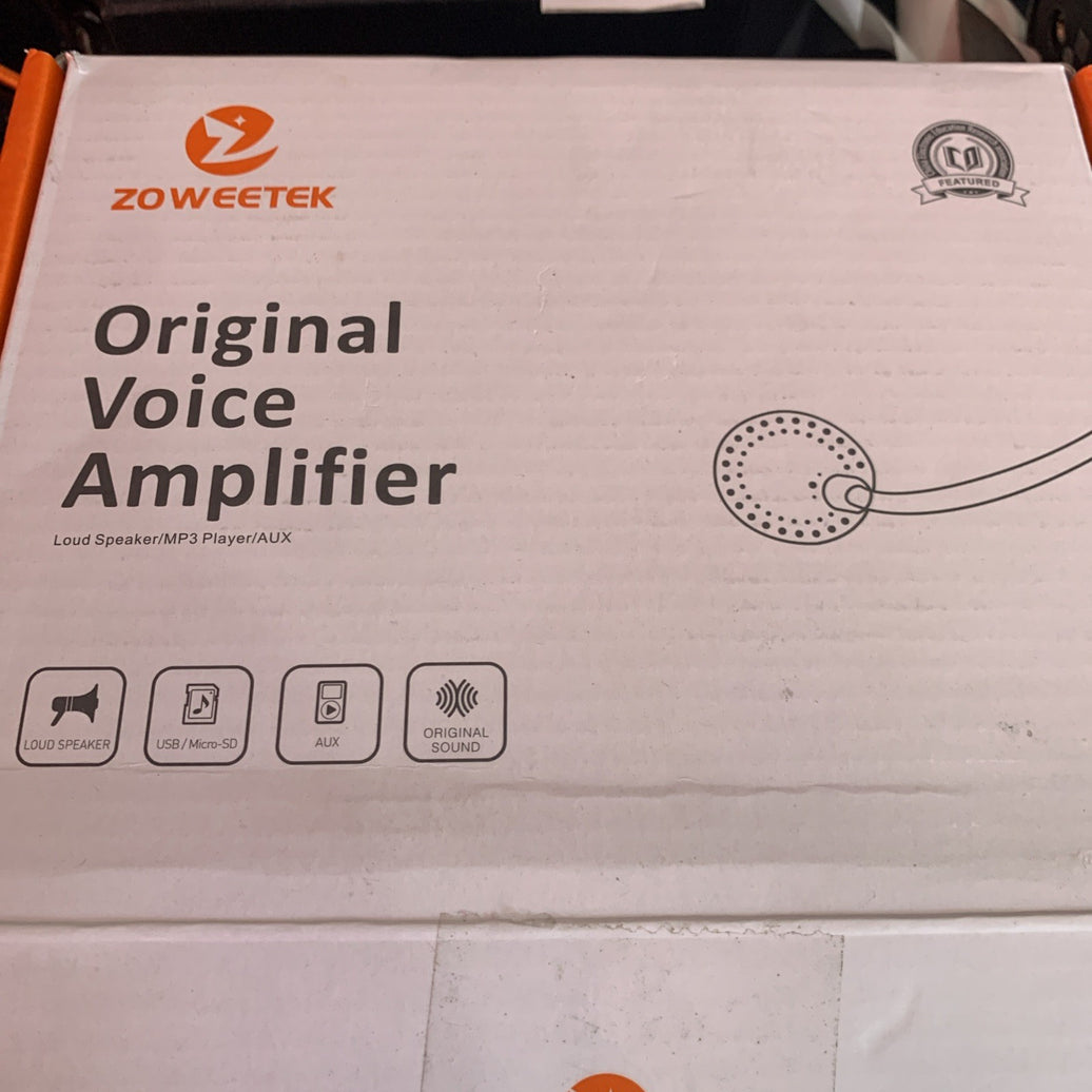 Zoweetek ZW-Z258 Portable Mini Voice Amplifier with Wired Microphone 10W0