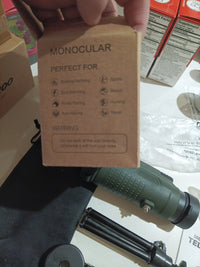 12X50 High Power Monocular Telescope with Smartphone Holder & Tripod - NEW4