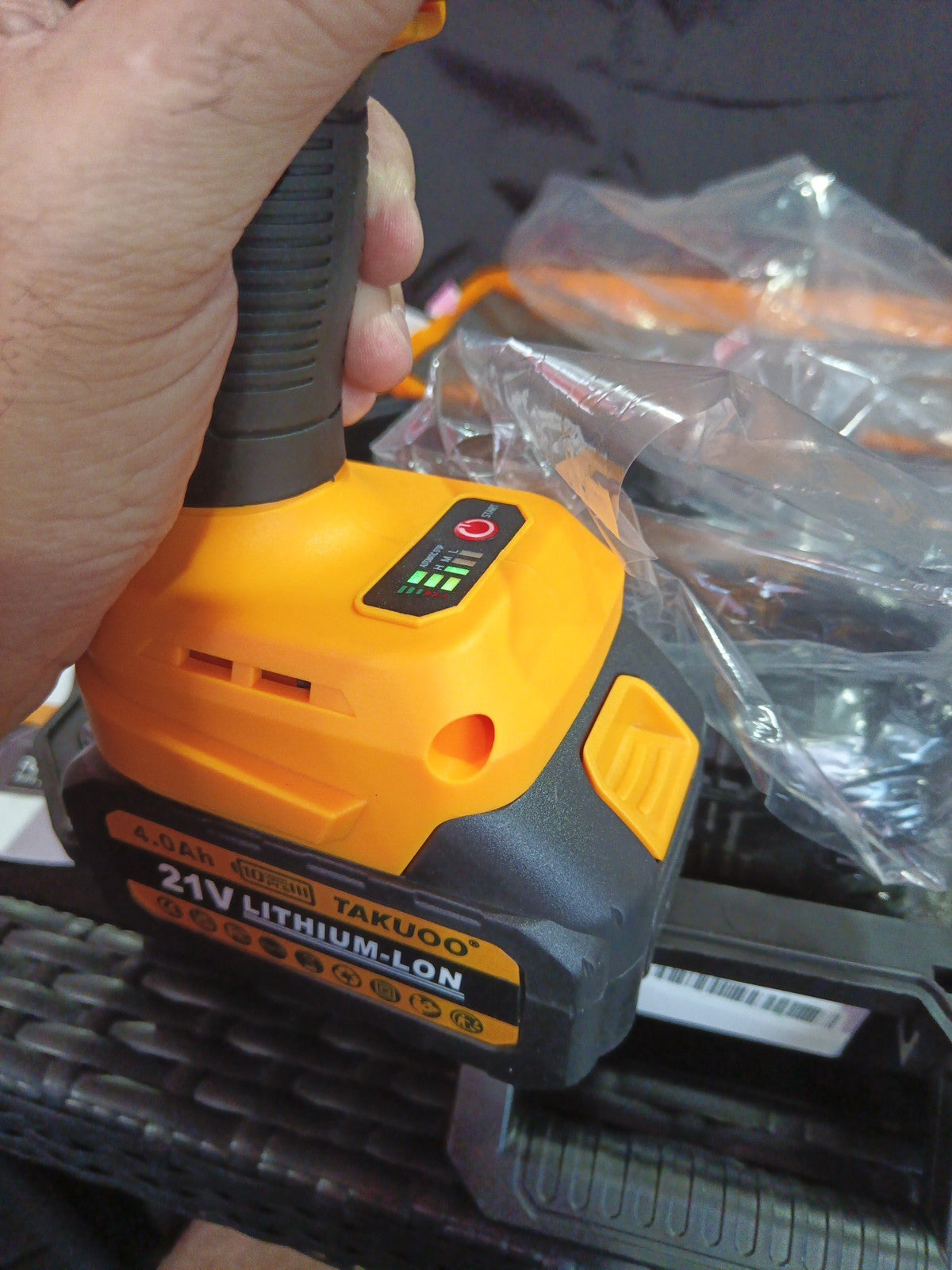 Cordless Impact Wrench 1/2 Inch, 1000N.m (740Ft-lbs) Brushless Impact Gun, 33...8