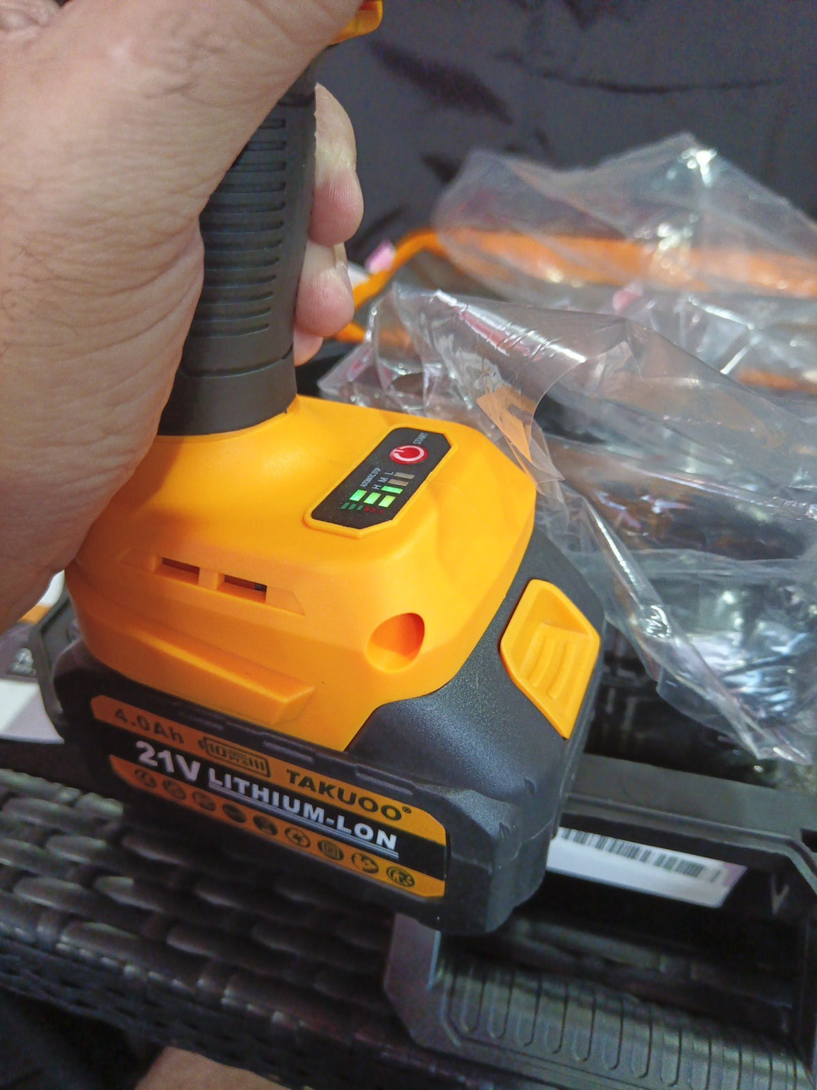 Cordless Impact Wrench 1/2 Inch, 1000N.m (740Ft-lbs) Brushless Impact Gun, 33...8