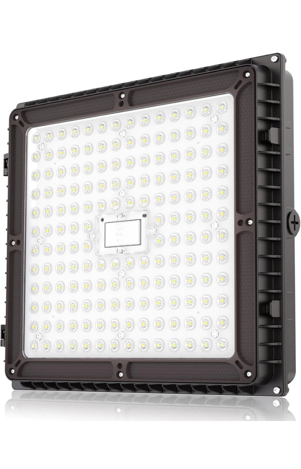 HYPERLITE 100W LED Canopy Lights: Dimmable 100W-5000K, Bronze6