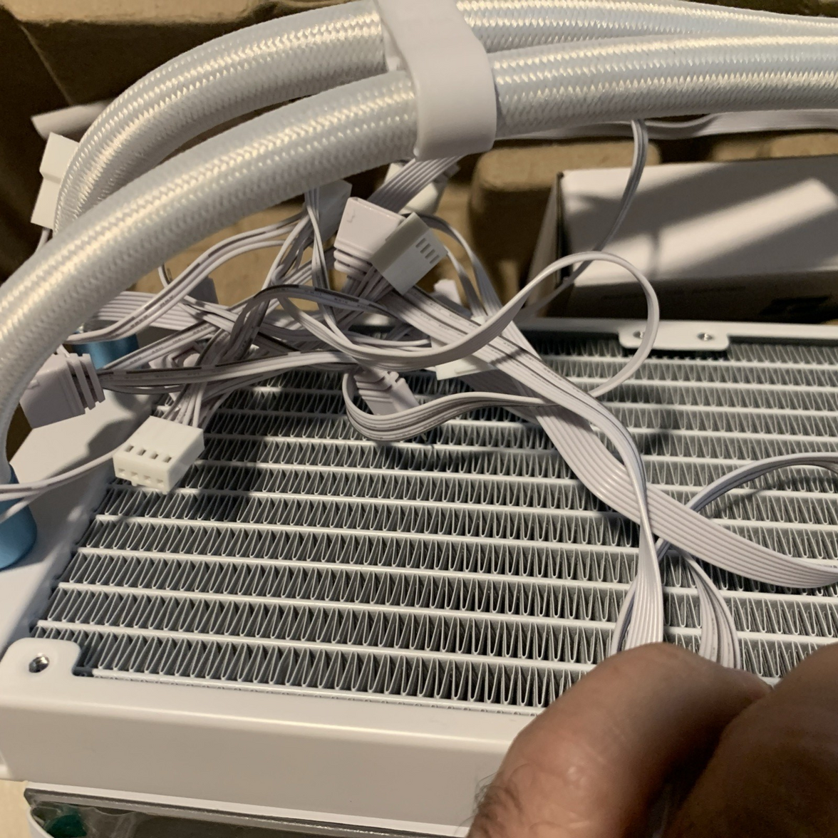 Thermalright FI360 WHITE water-cooled heat sink  need silicon gel15