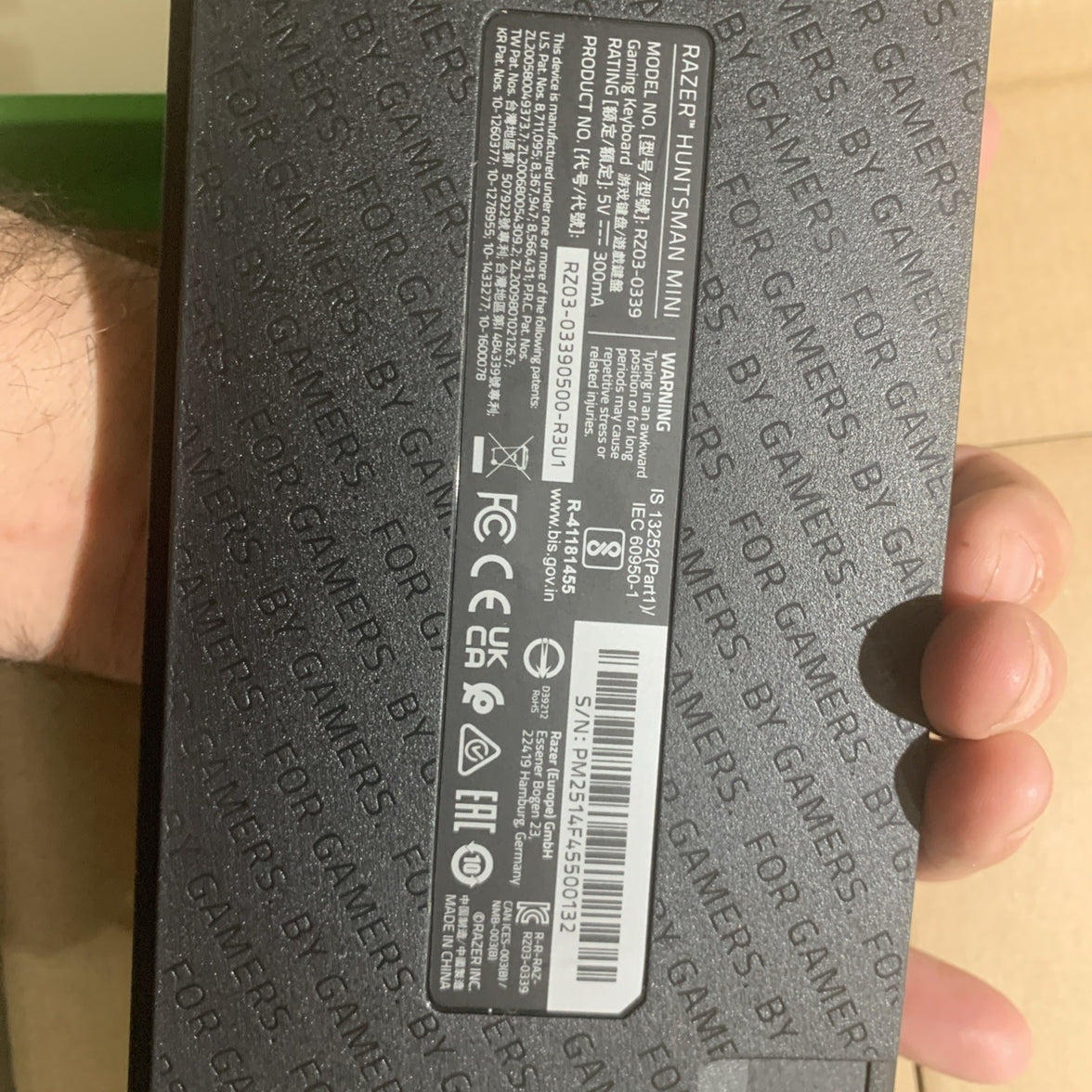 Wired Razer Huntsman Mini Analog17