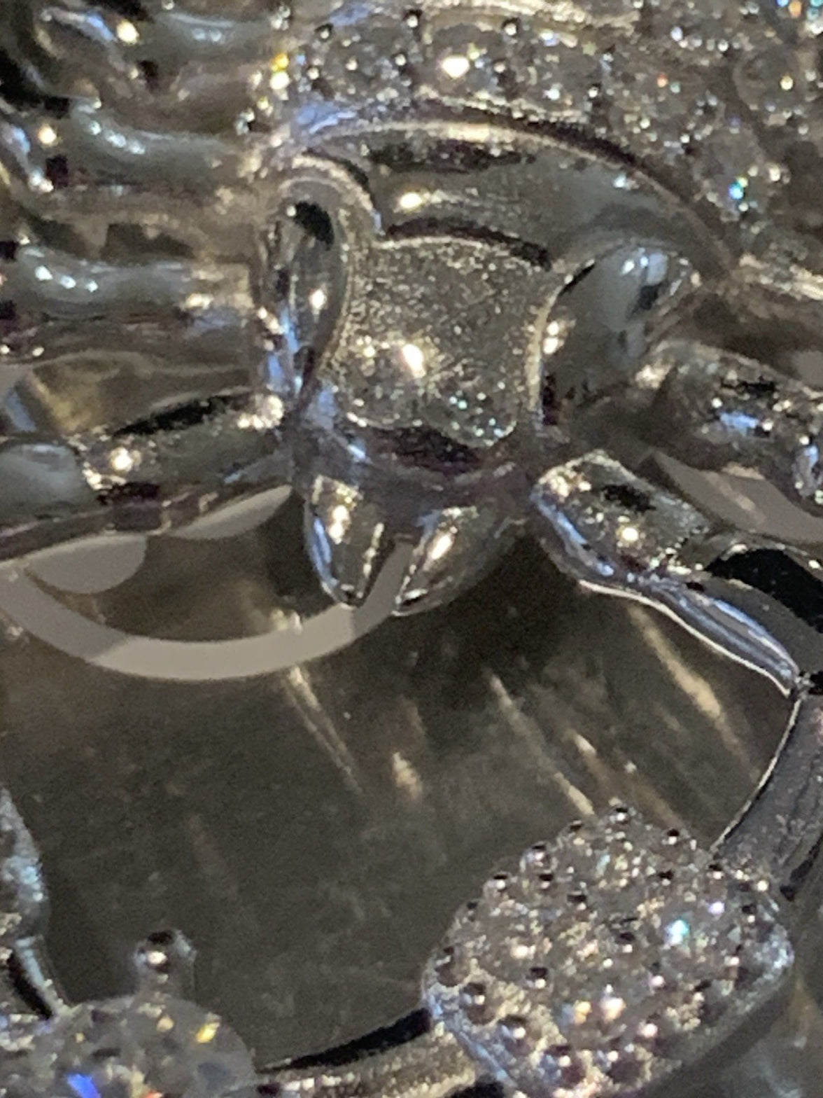 SCORPION CHARM | 3 CTW VVS D MOISSANITE Solid Sterling Silver 925. Weight .36 Oz22
