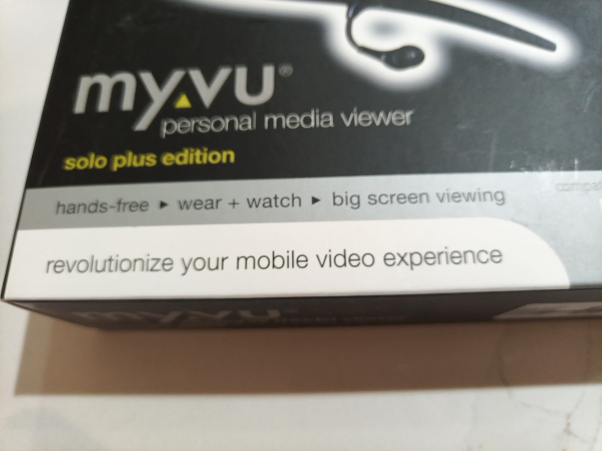 MyVu Personal Media Viewer iPod Glasses Solo Plus Edition 2