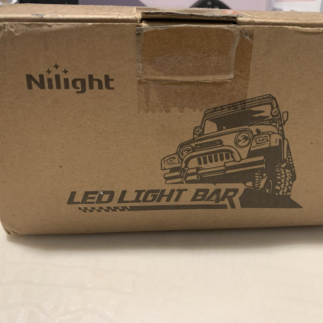 Nilight Led Pods 2Pcs 18W 1260LM Spot Off Road Lights Super Bright Driving Fog B0