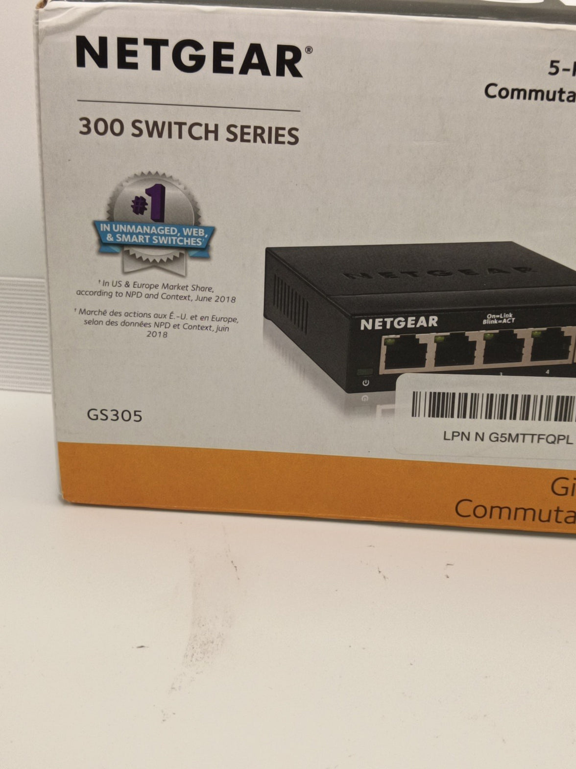 NETGEAR GS305300PAS 5 Port Gigabit Ethernet Unmanaged Switch1
