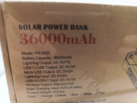 GOODaaa Orange WIRELESS SOLAR POWER BANK CHARGER 36000mAh PN-W224