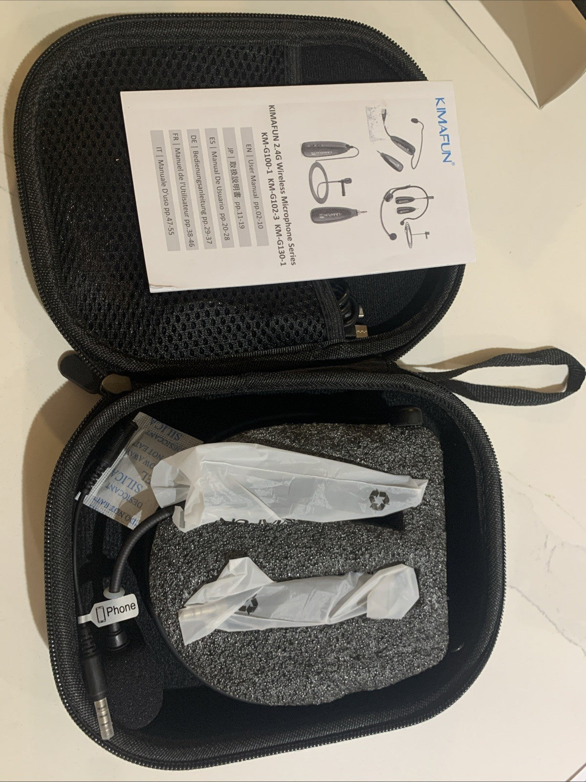 KIMAFUN Stereo Wireless In-Ear Monitor System Necklace KM-G1203