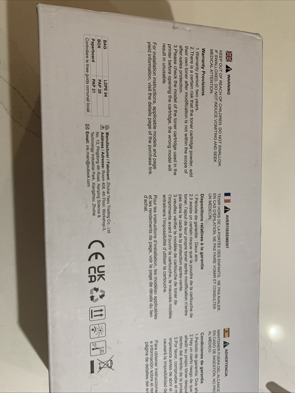 2 Pack Black Ink Tn6602