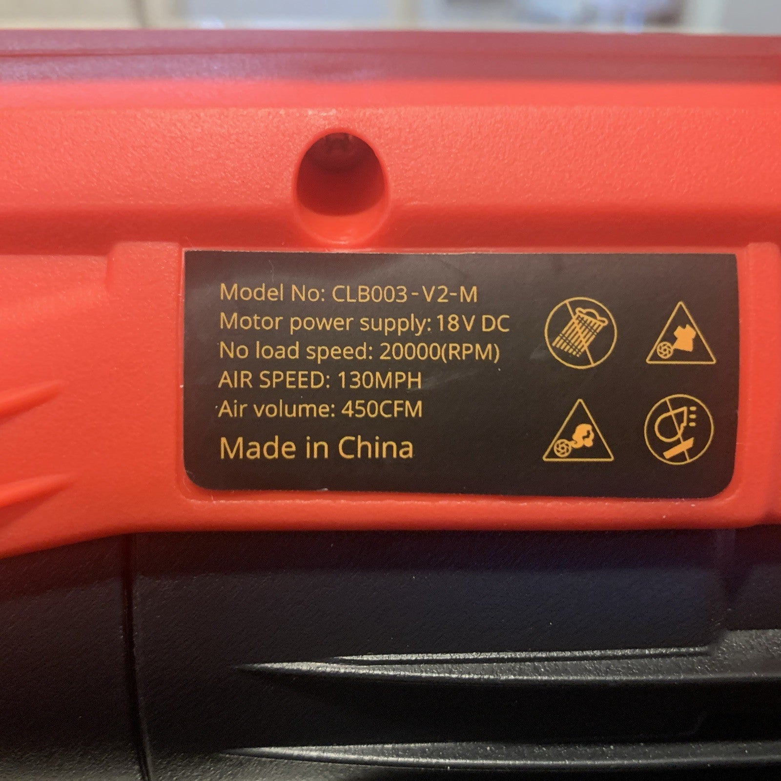 LEAPFUL LEAF BLOWER 21V CORDLESS ELECTRIC BLOWER LP69 - Red - Tool Only4