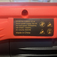 LEAPFUL LEAF BLOWER 21V CORDLESS ELECTRIC BLOWER LP69 - Red - Tool Only4