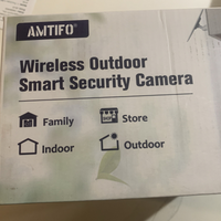 Amtifo Security Camera Wi-Fi & Sola Powered 360 Pts, 2K Image, Person Detection5