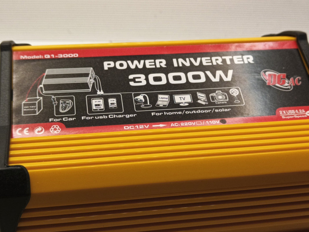 3000W Car Power Inverter DC 12V To AC 110V *NEW IN BOX* 1