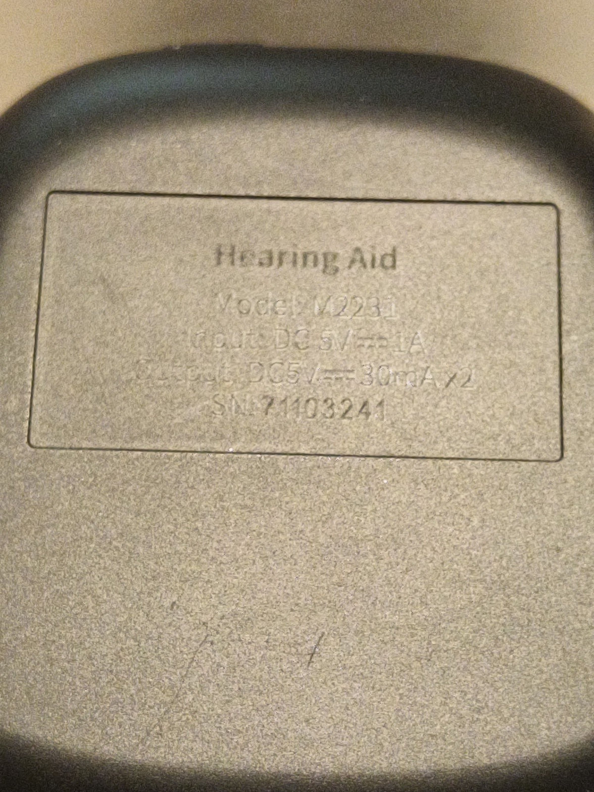 NVOTBY New Hearing Aid Rechargeable Model:M2231 Seniors. Adults. Open Box NEW7