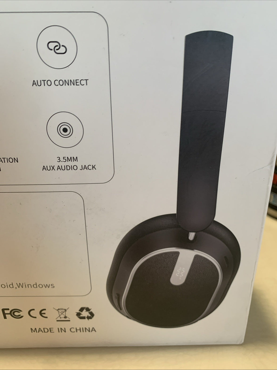 Sisism H2 ANC Extra Bass Over The Ear Wireless Headphones - Black4