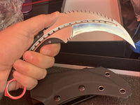 Karambit Claw Fixed Blade Knife FULL TANG Survival Hunting with Kydex Sheath8