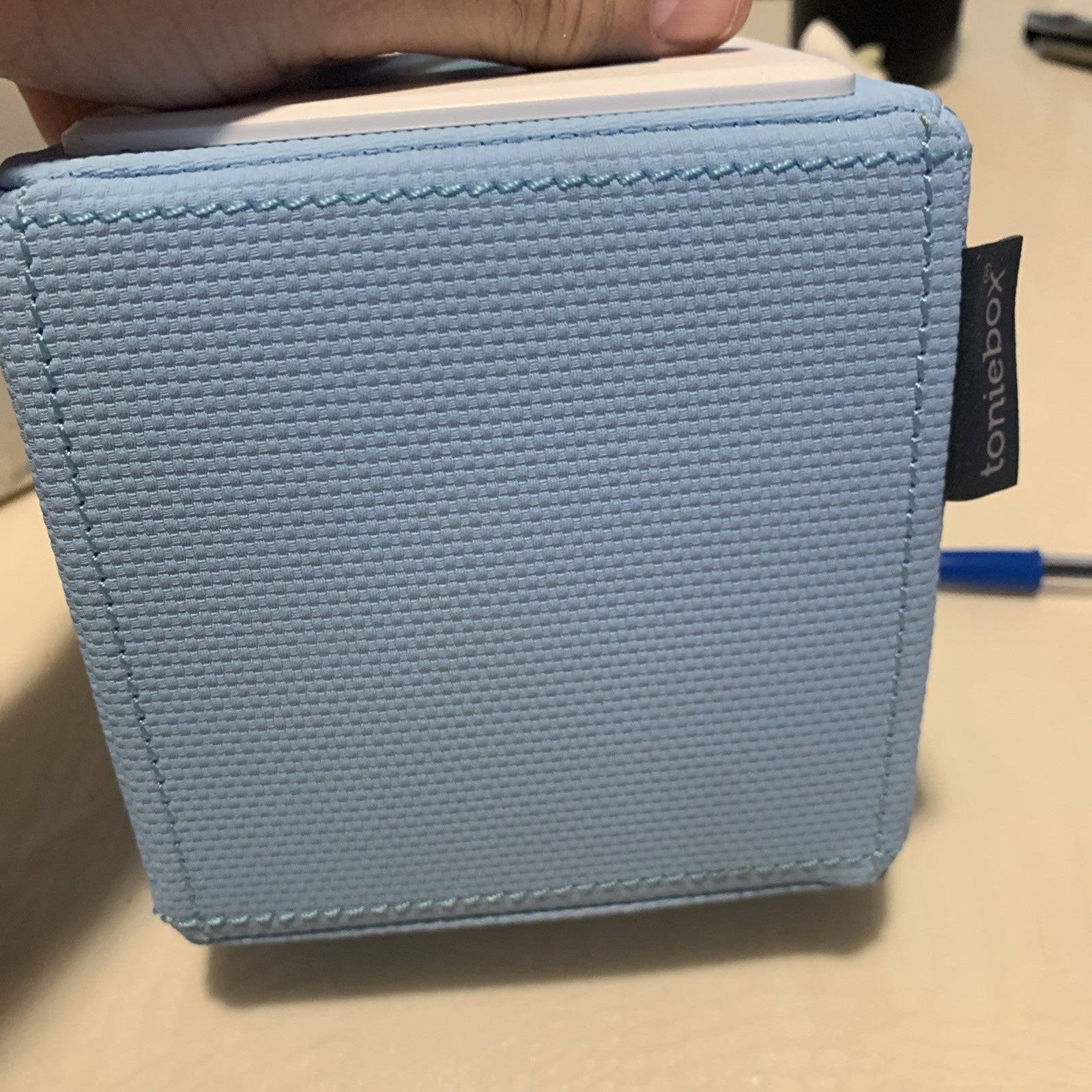 Tonies Toniebox Audio Box Player Light Blue No Box With 4 Tonies Figures See Pic9