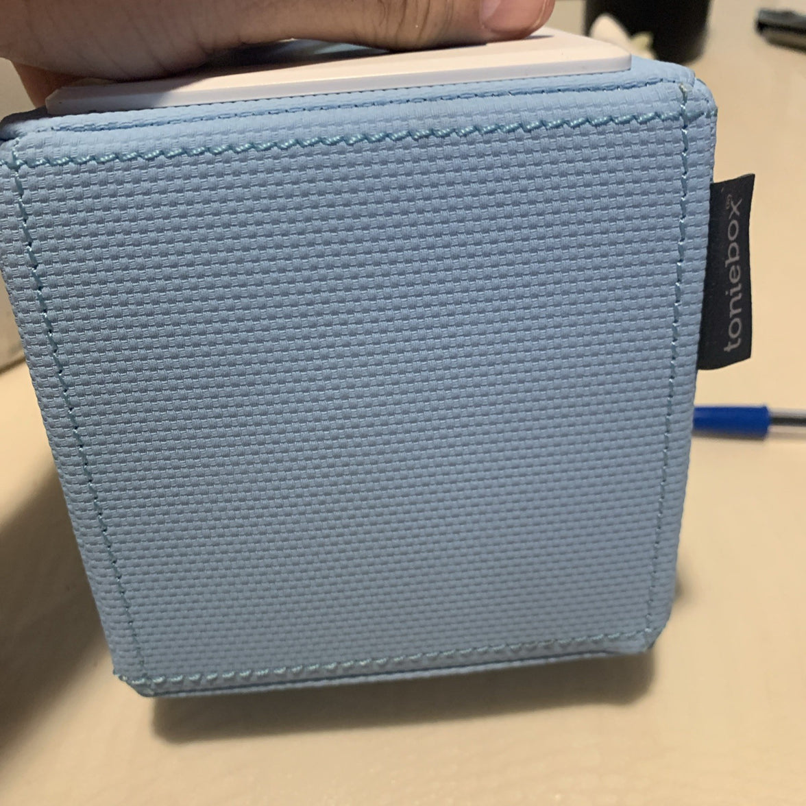 Tonies Toniebox Audio Box Player Light Blue No Box With 4 Tonies Figures See Pic9