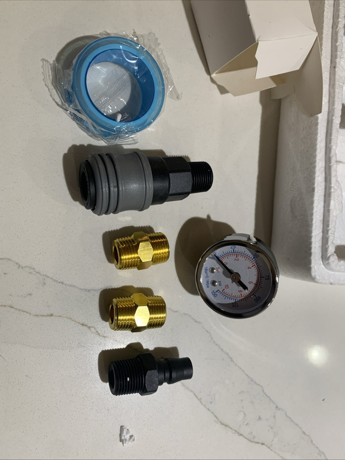 DFR-03 3/8" NPT Air Drying System - Double Air Filters, Air Pressure Regulator C5