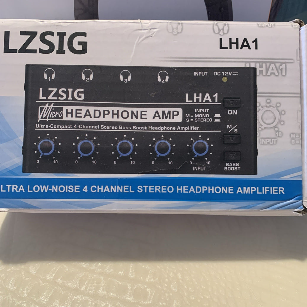 LZSIG Ultra Low Noise 4-Channel Stereo Headphone Amp. *New* [E2 33]0