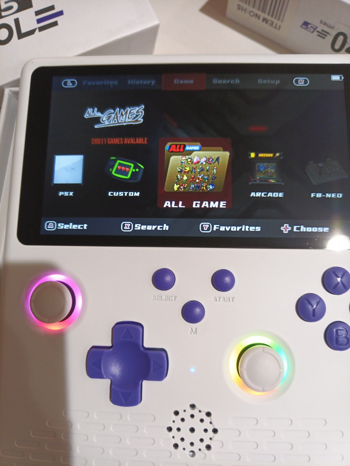 H5 5.0" HD IPS Screen Open Source Linux System Retro Handheld Video Game Console1
