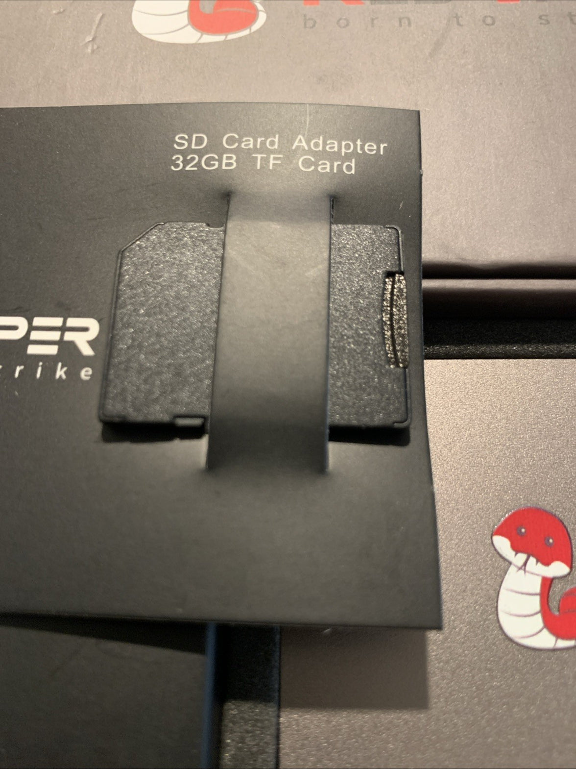Red Vsper Born To Strike RV-128 SD Adapter 32 GB TF Card Sealed1