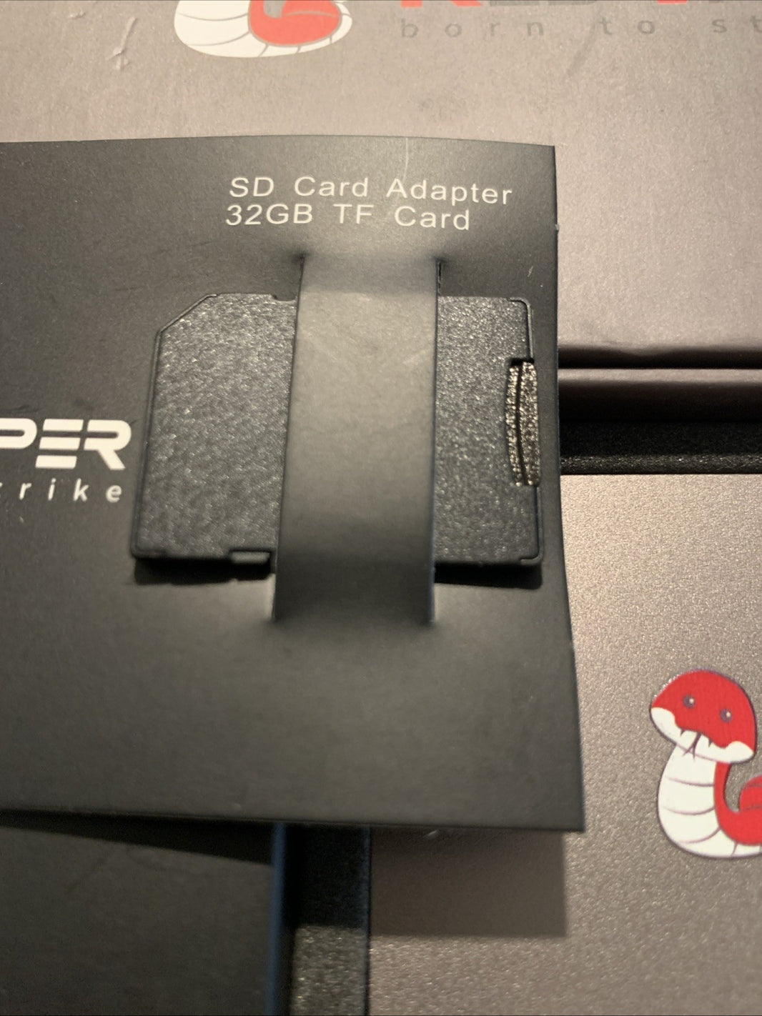Red Vsper Born To Strike RV-128 SD Adapter 32 GB TF Card Sealed1