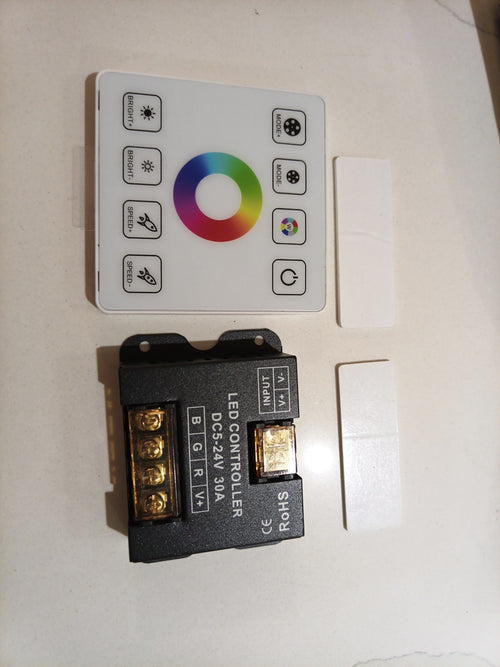 Single color/CCT/RGB/RGBW/RGBWC LED Strip Wireless Remote Touch Panel Controlle