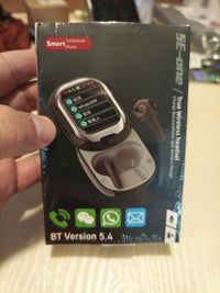 Smart Wireless Bluetooth Earphones Touch Screen Real Time Wireless Stereo 0