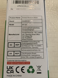RDINSCOS Digital Wood Moisture Meter Pinless Type3