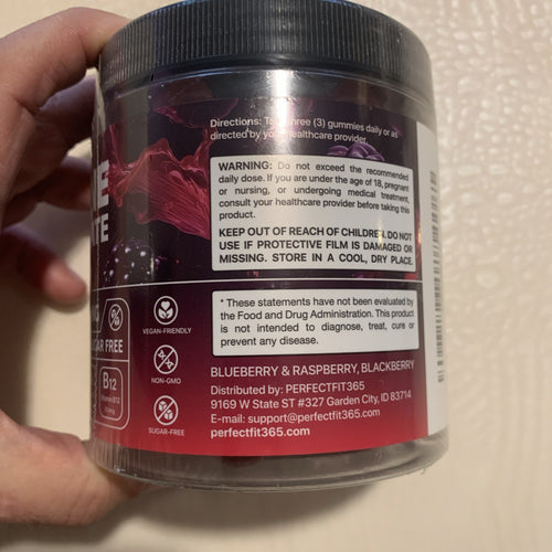 Creatine Monohydrate Berry Gummies Complex 8000mg w L-carnitine 120 Ct Exp 1/271