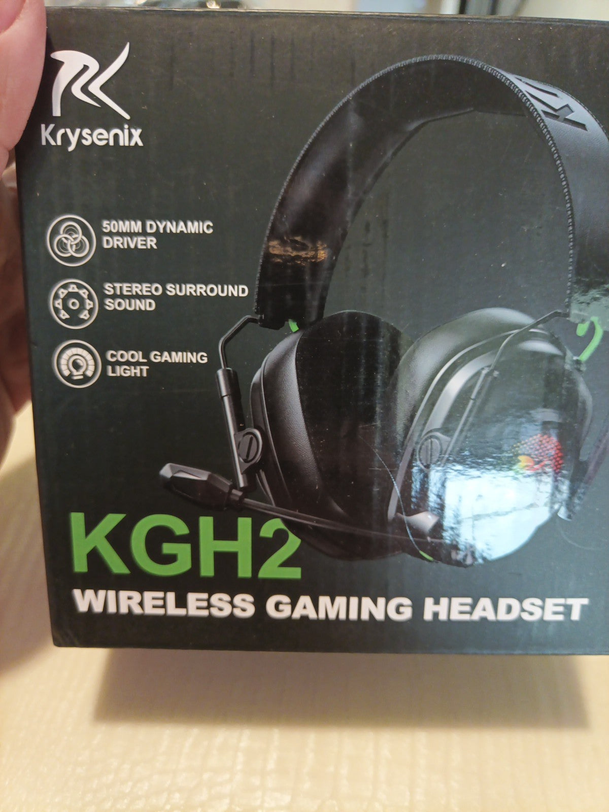 KRYSENIX KGH2 wireless gaming headset0