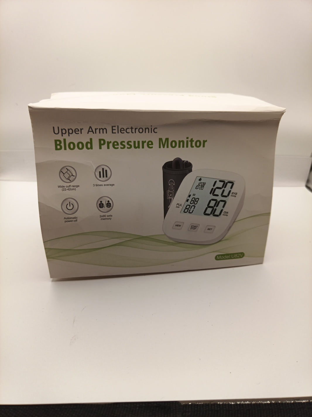 Automatic Blood Pressure Monitor BP Machine Upper Arm Cuff Heart Rate Monitor0
