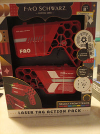 FAO Schwarz Laser Tag Action Pack 2-Player Battle Toy Set  Lights And Sounds New0