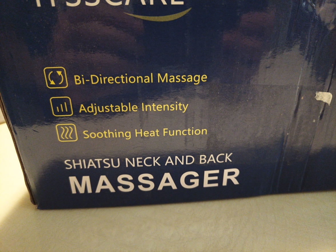 TISSCARE Shiatsu Neck Massager for Pain Relief Deep Tissue, Back Ma... Fast Ship2