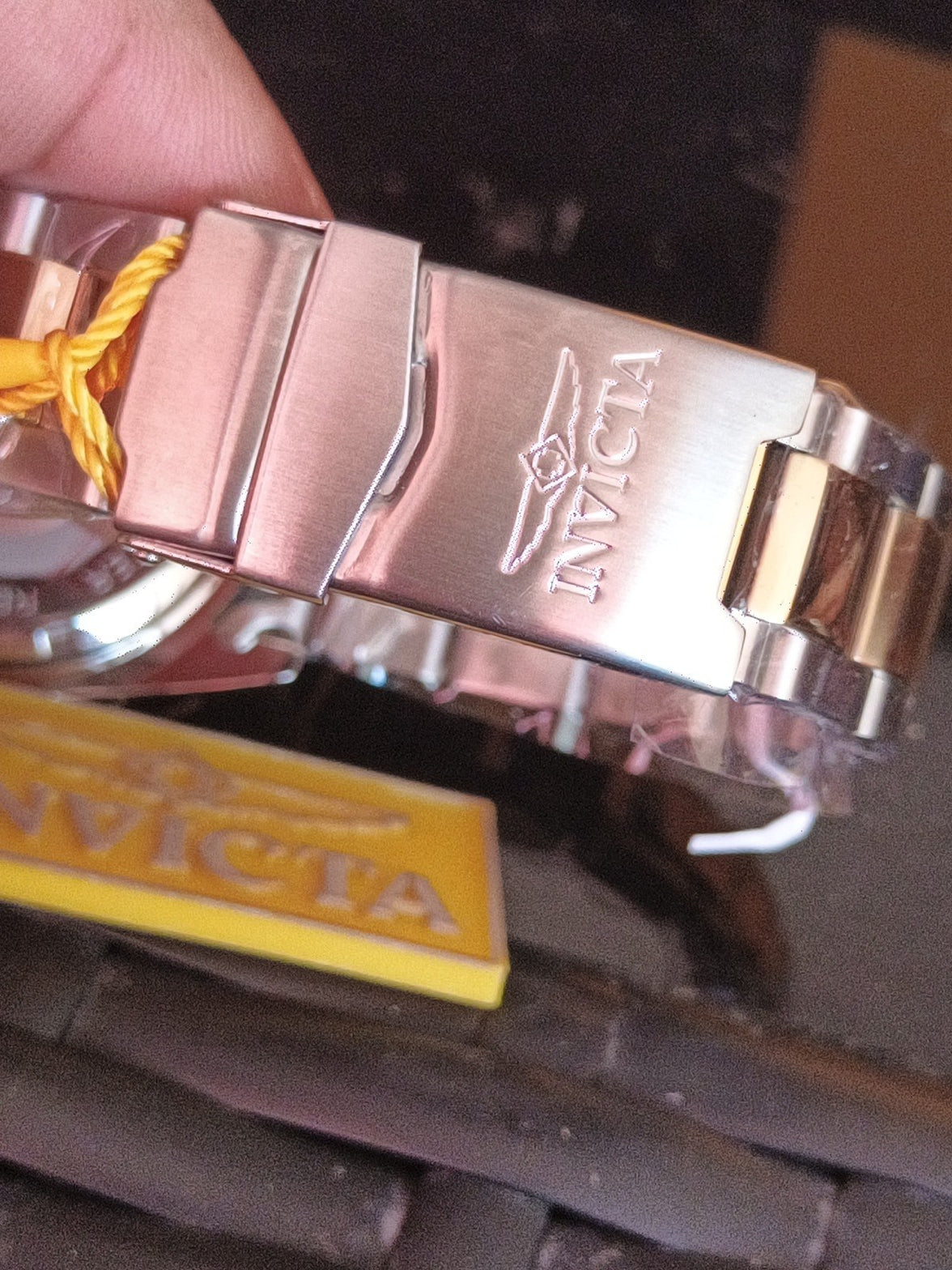 INVICTA Gent's Wristwatch Pro Driver, 40mm, Gold And Silver. New No Box7