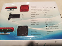 2pc Set LED Magnetic Wireless Trailer TailLight Kit Automotive New In Box2