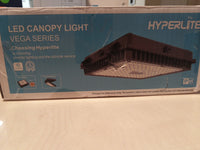 HYPERLITE 100W LED Canopy Lights: Dimmable 100W-5000K, Bronze0
