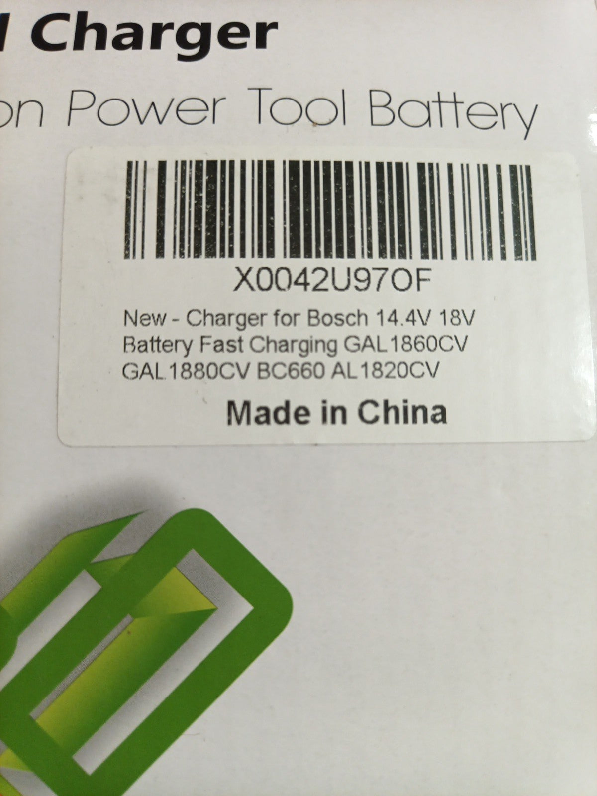 Fast Charger For Bosch AL 1820 CV 14.4V-18V Li-Ion Battery 1860cv, 1880cv, BC6602