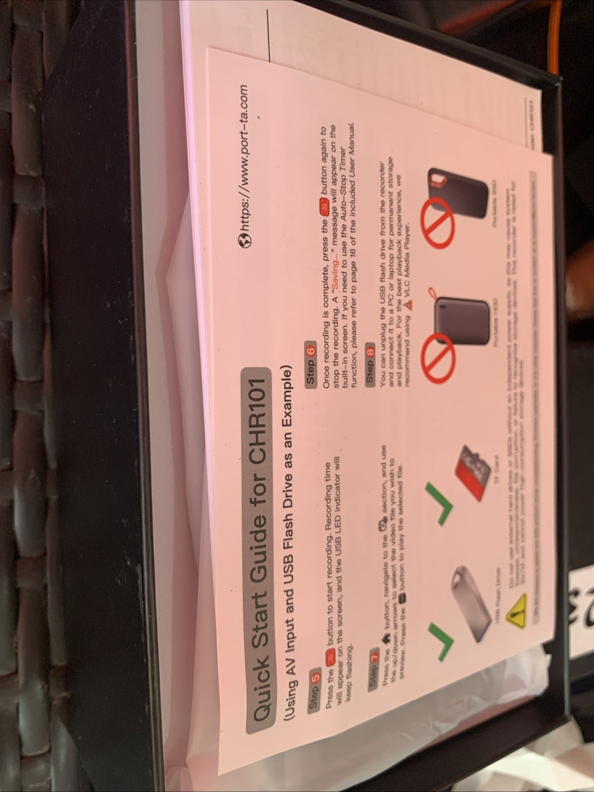 Portta Video Capture Box Video Recorder - New Open Box8